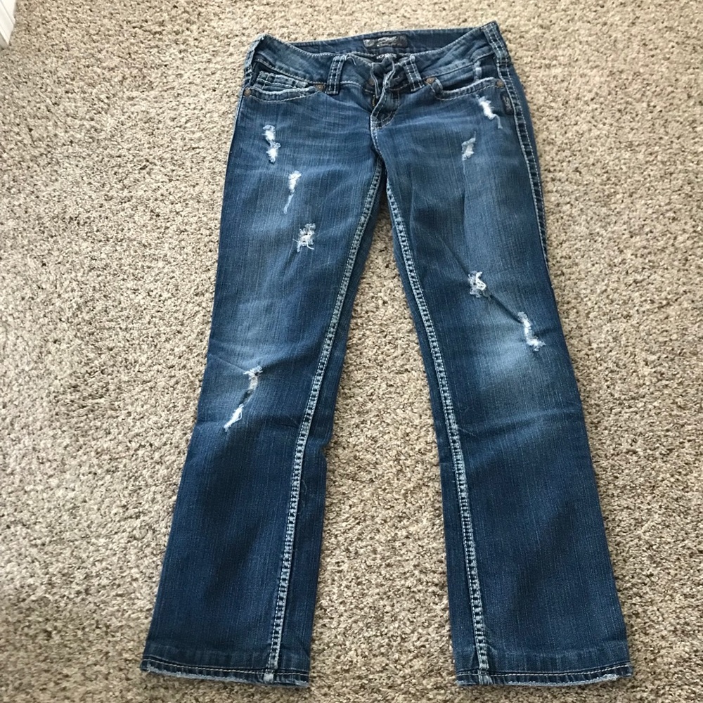 Silver jeans